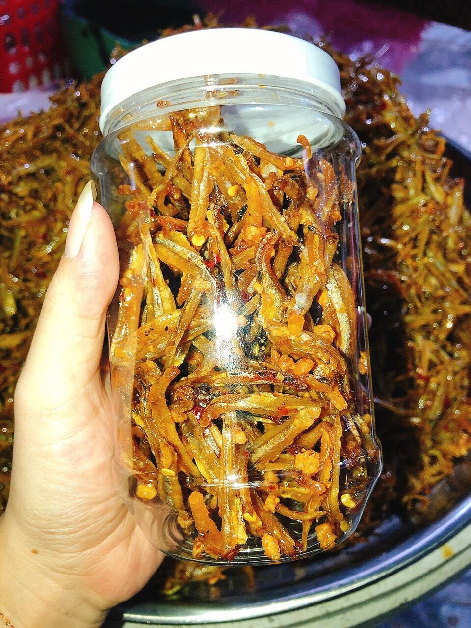 khô cá cơm rim vừa ăn, đặc sản Hòn Sơn (Kiên Giang) 200g/hủ