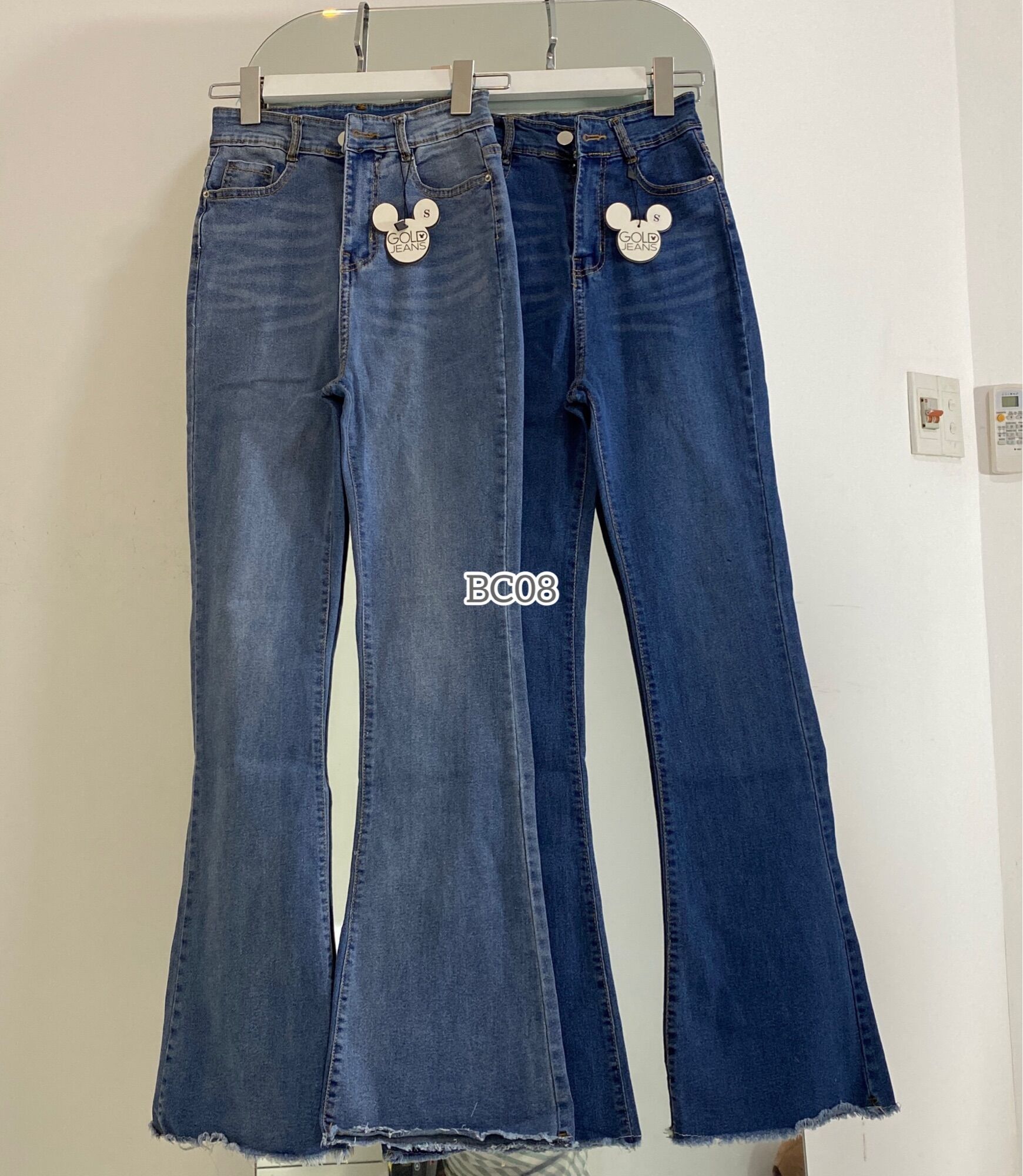 Quần Loe Nữ Dáng dài 104cm cắt gấu