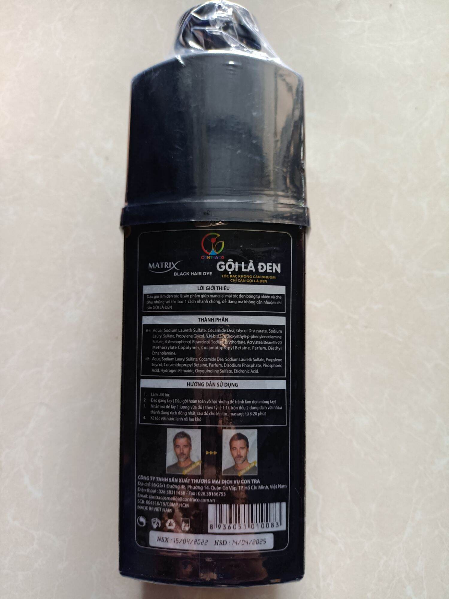 Dầu gội làm đen tóc( chai 400ml)