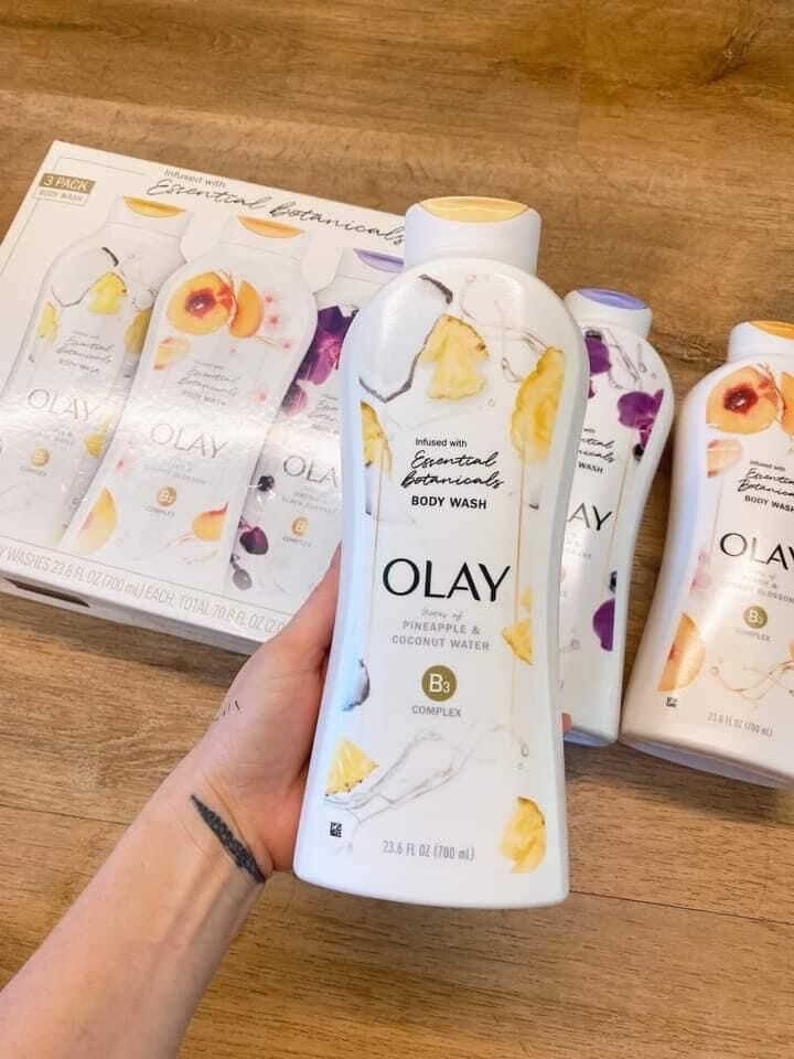 Set 3 chai Sữa tắm OLAY mẫu mới 700ml x 3