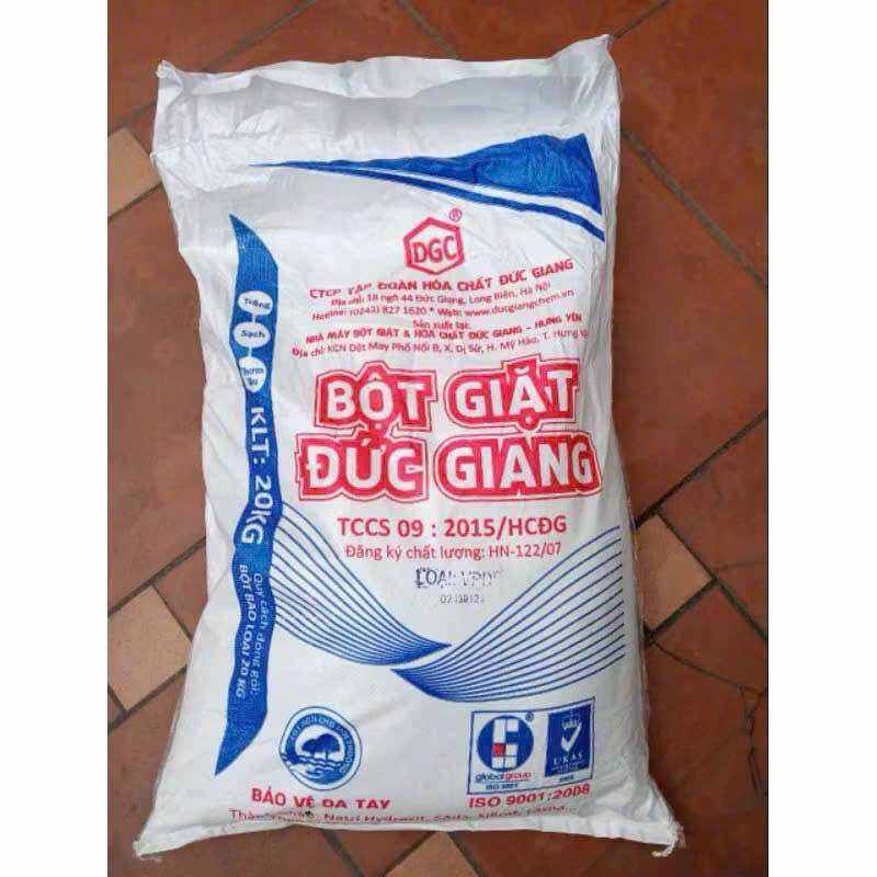 Bột Giặt Công Nghiệp Đức Giang Bao 20kg