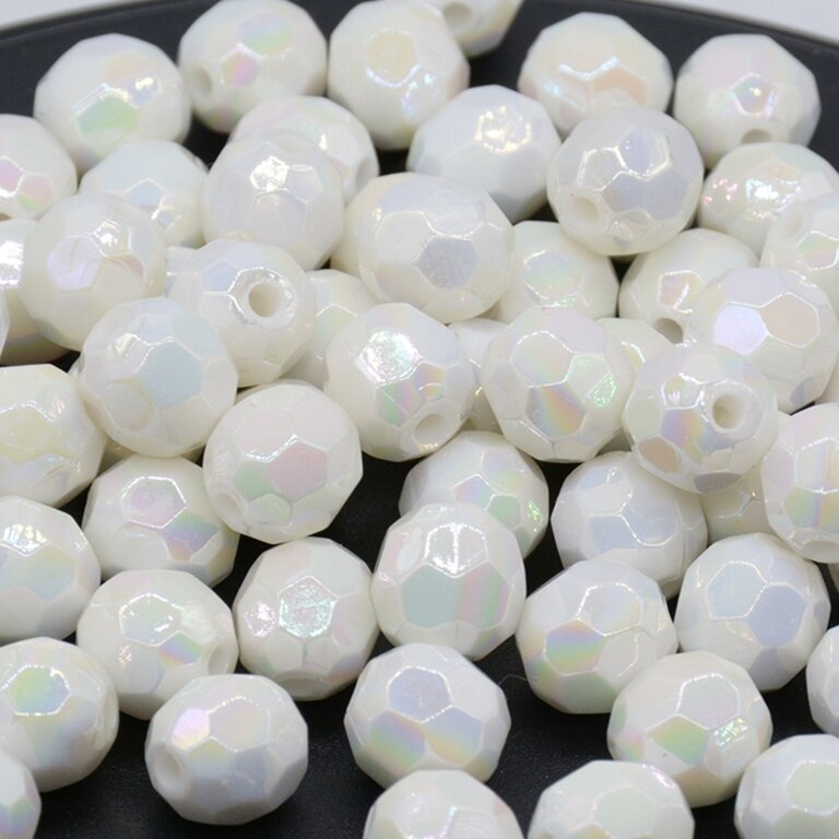 hạt nhựa 8mm màu DIY cườm góc cừ