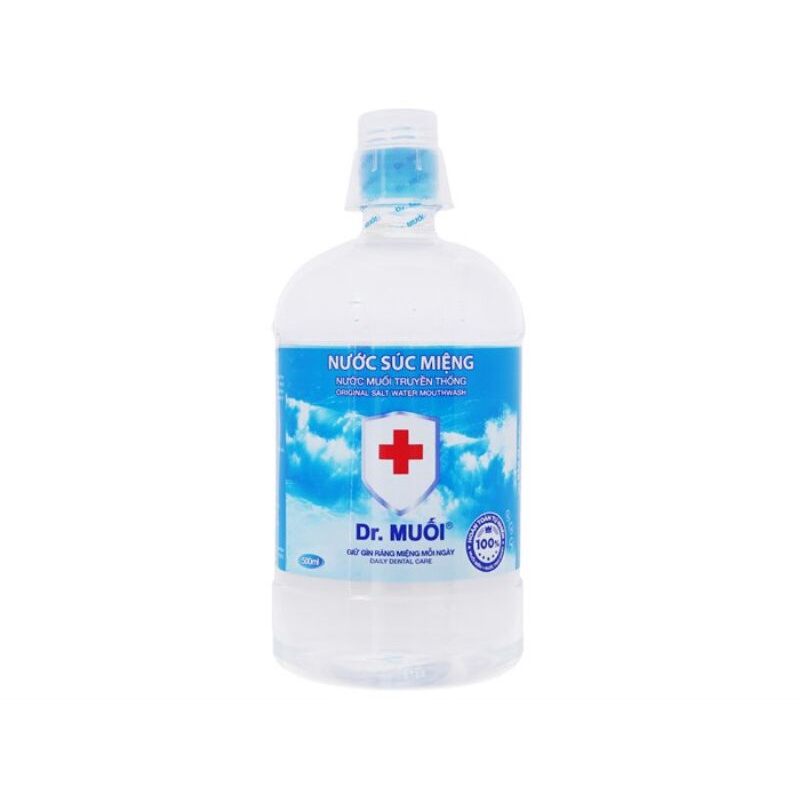 Nước muối súc miệng - Nước muối súc miệng Dr. Muối