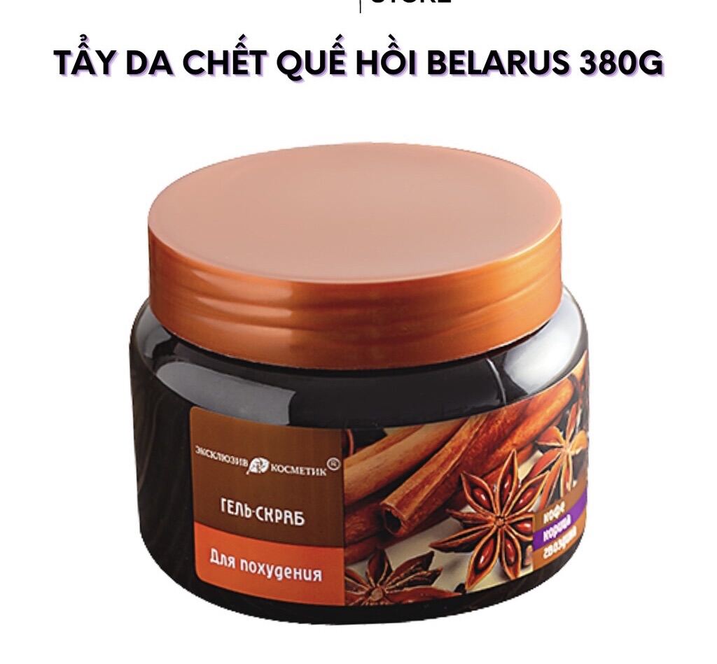 [Hcm]Tẩy Tế Bào Chết Toàn Thân Exclusive Belarus Chiết Xuất Quế Hồi & Cafe (380Ml)