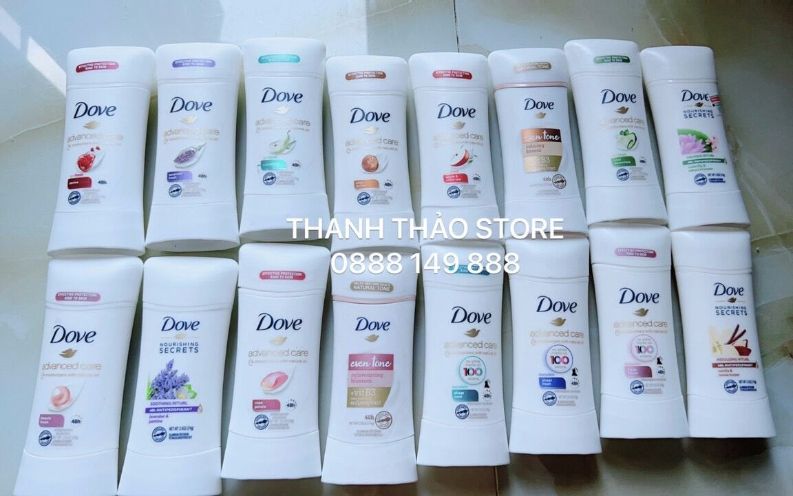 Lăn khử mùi Nữ Dove Advanced Care Cool Essentials 74g