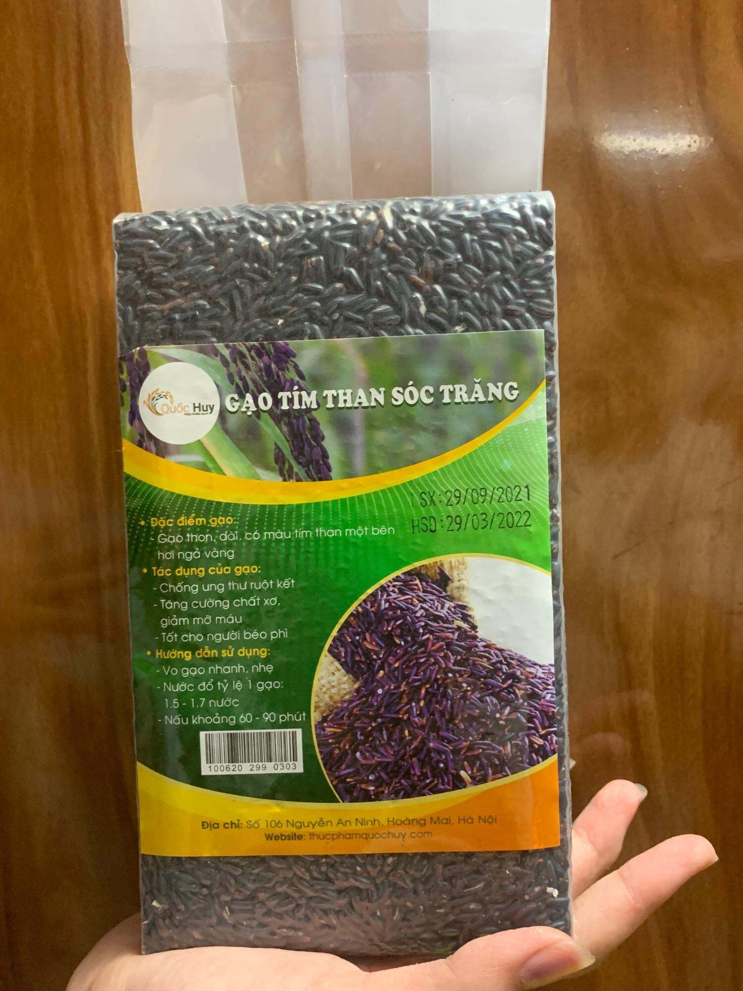 Gạo lứt đen Sóc Trăng