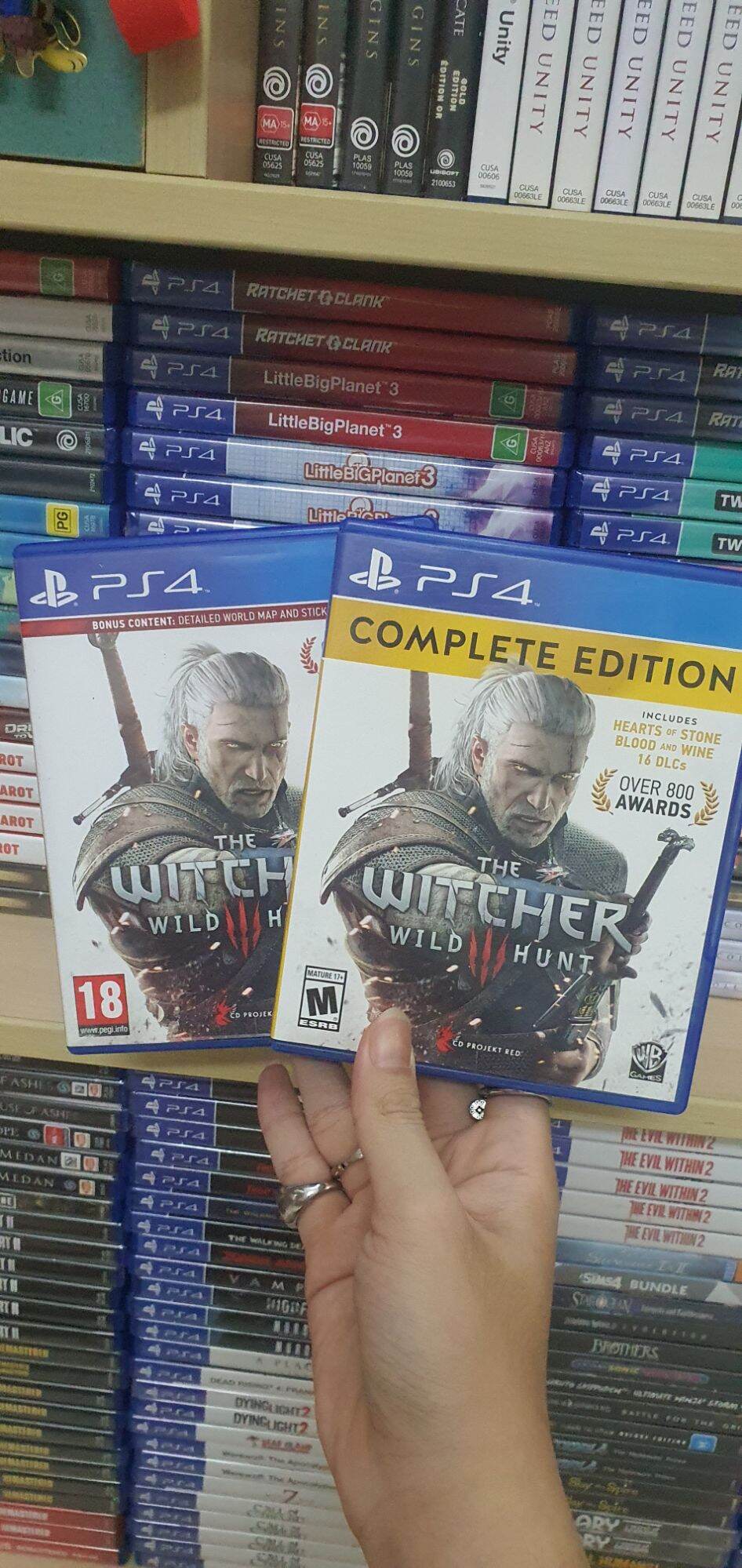 Đĩa ps4 witcher 3 wild hunt