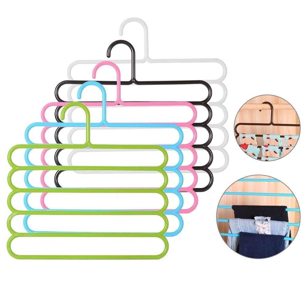 Móc treo quần áo 5 tầng tiện dụng