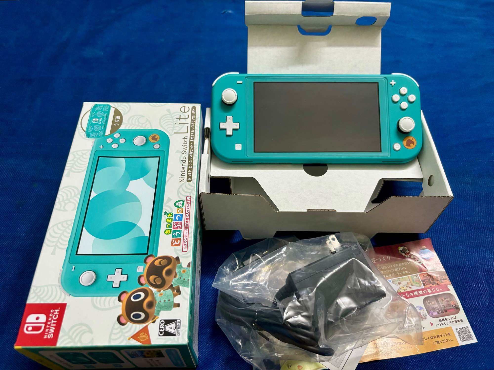 Nintendo Switch Lite Animal Crossing Likenew Fullbox