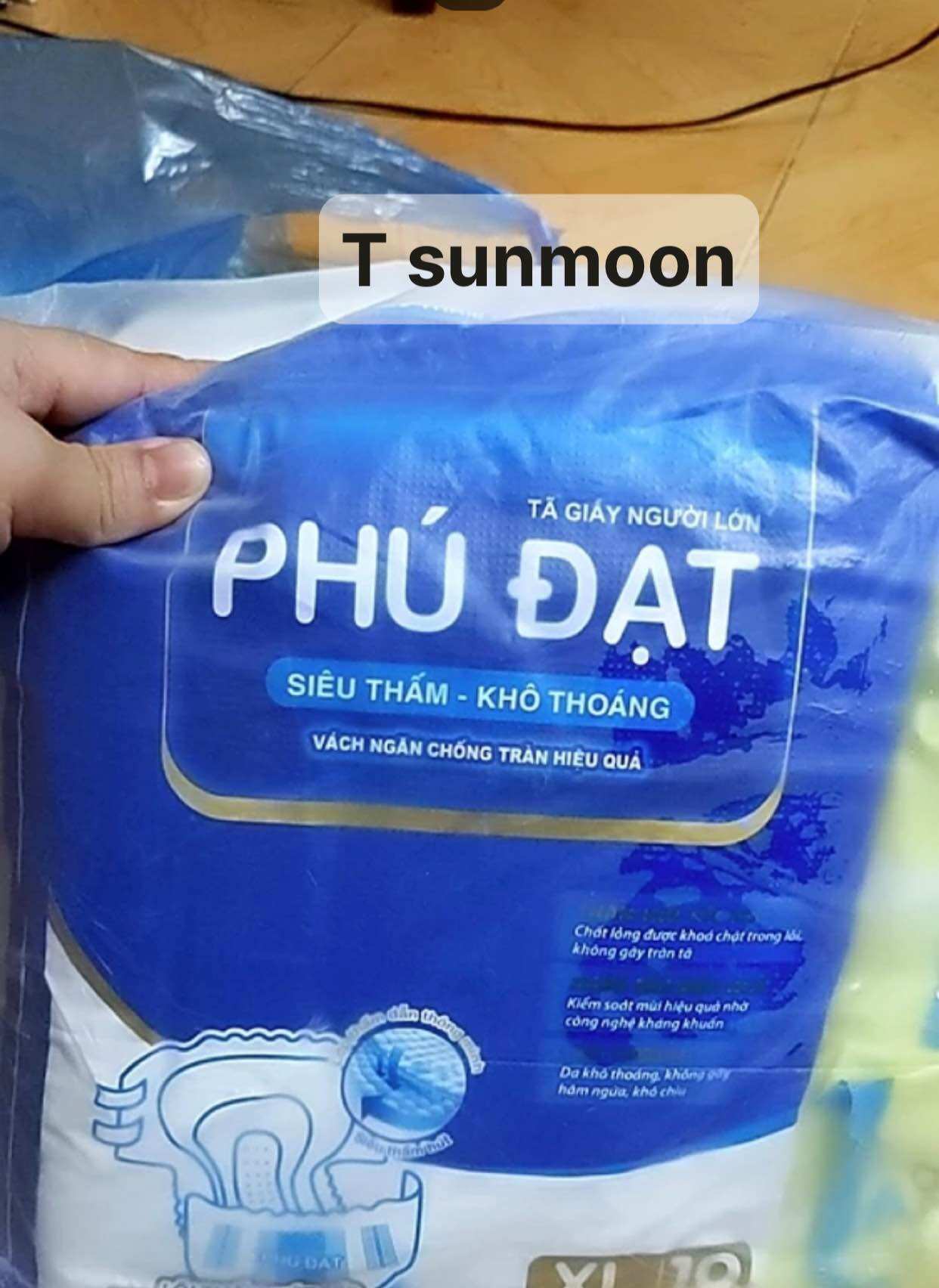 Tã già Phú Đạt ML10 XL10 miếng, Bỉm già PHÚ ĐẠT, bỉm trần Phú Đạt. Bỉm Phú Đạt, Tã Phú Đạt (LẺ 1 GÓI)