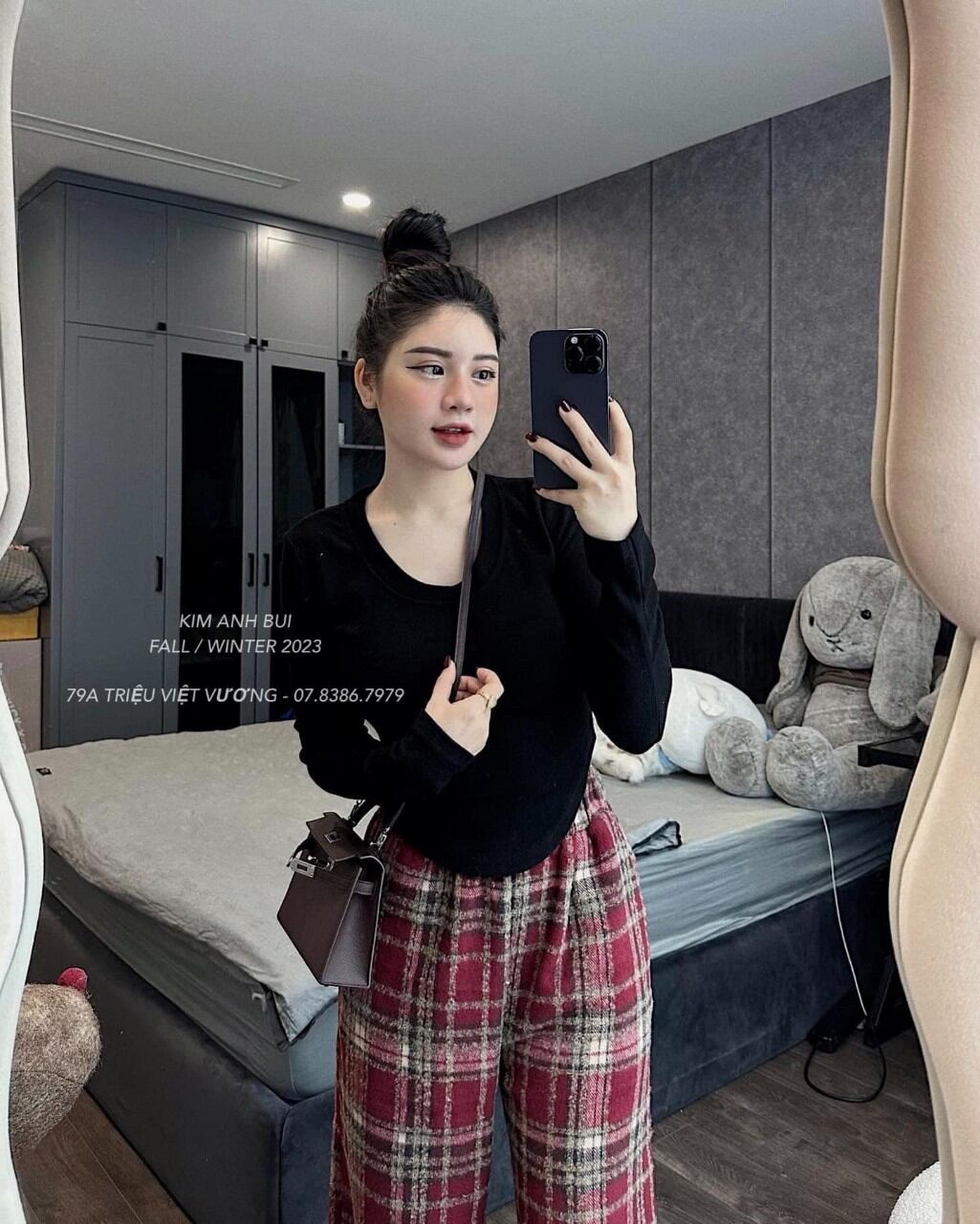 SÉT ÁO LEN BODY MIX QUẦN DẠ LÔNG MỀM