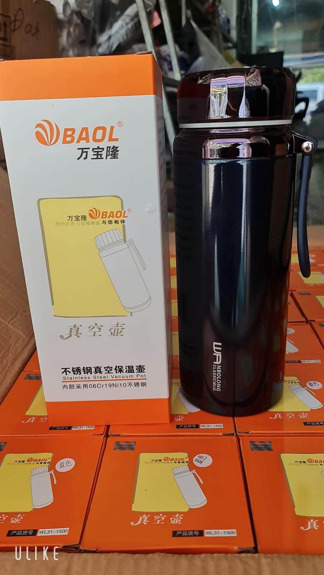 BÌNH GIỮ NHIỆT BAOL NẮP KIM CƯƠNG (bình 1500ml)