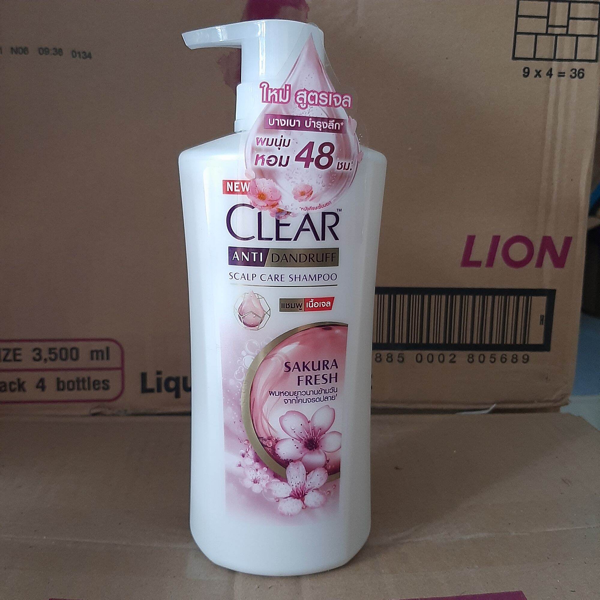 Dầu gội Clear Thái Lan sakura 400ml hàng chuẩn sạch mềm tóc