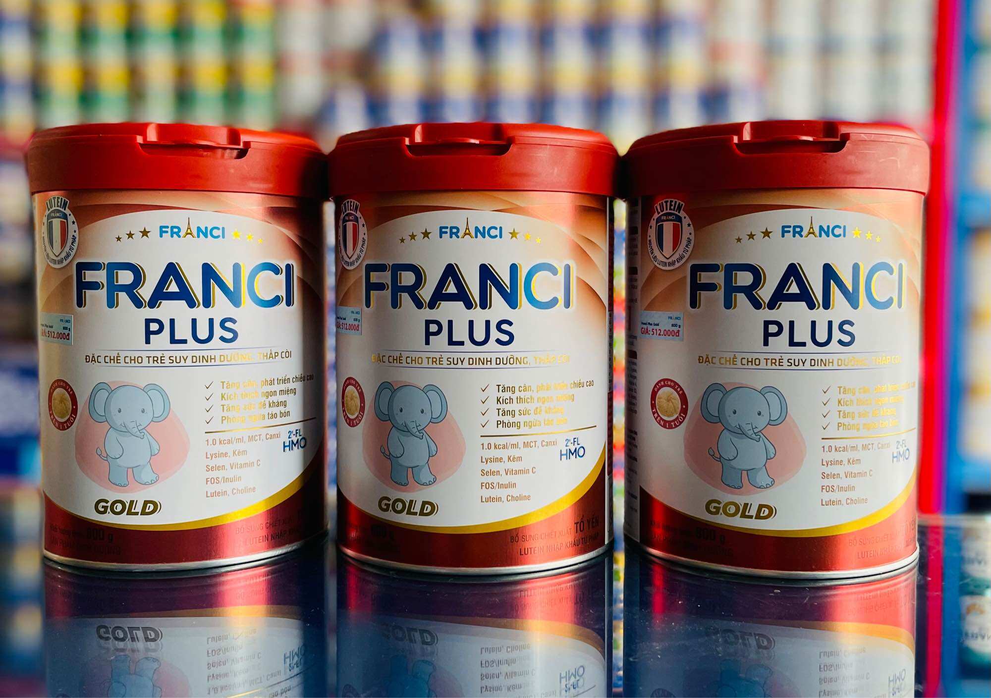Sữa Bột Franci Plus Gold 850g
