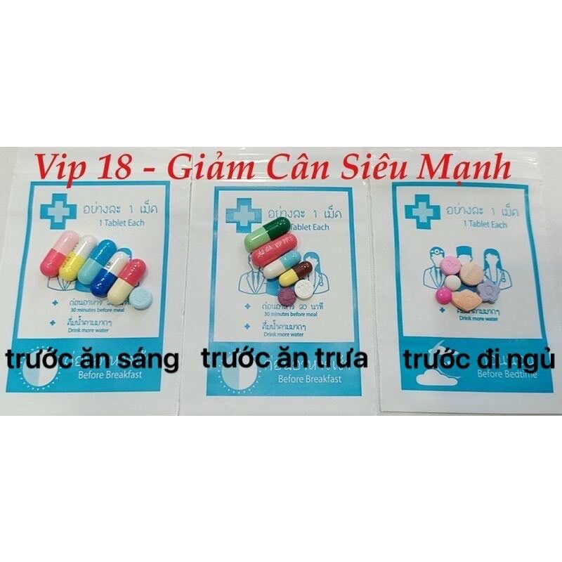 Giảm cân VIP 18 YANHEE 1 tuần