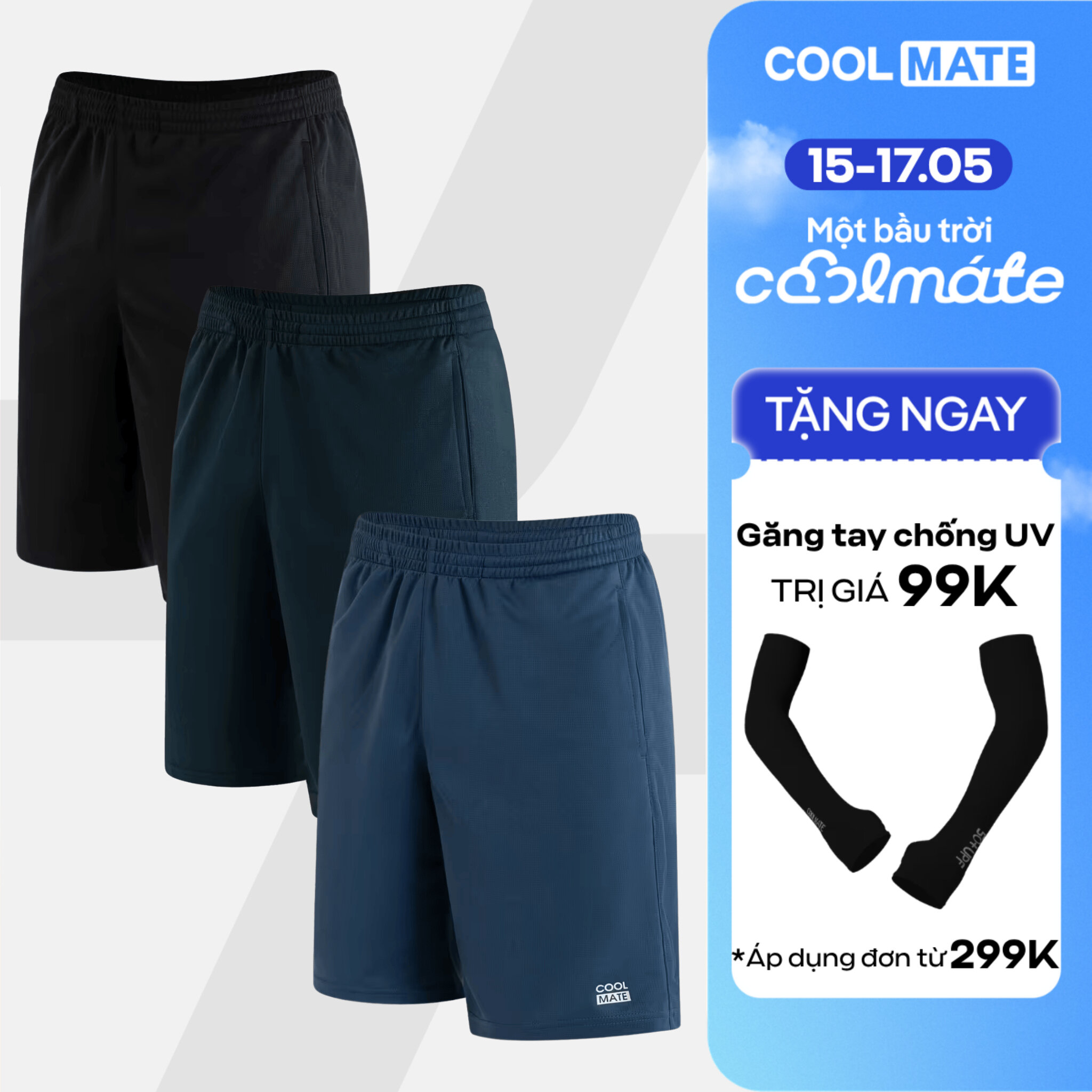 [TẶNG QUÀ ĐƠN TỪ 299K]Combo 03 Quần thể thao nam ProMax-S1, quần tập Gym, chạy bộ , Pickleball, Tennis thoáng khí, thấm hút tốt - Coolmate