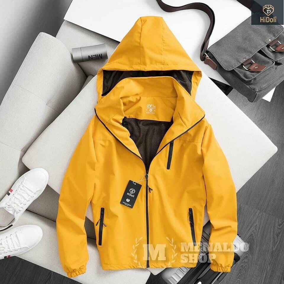 Áo gió 2 lớp 3 khoá nhiều màu đi phượt