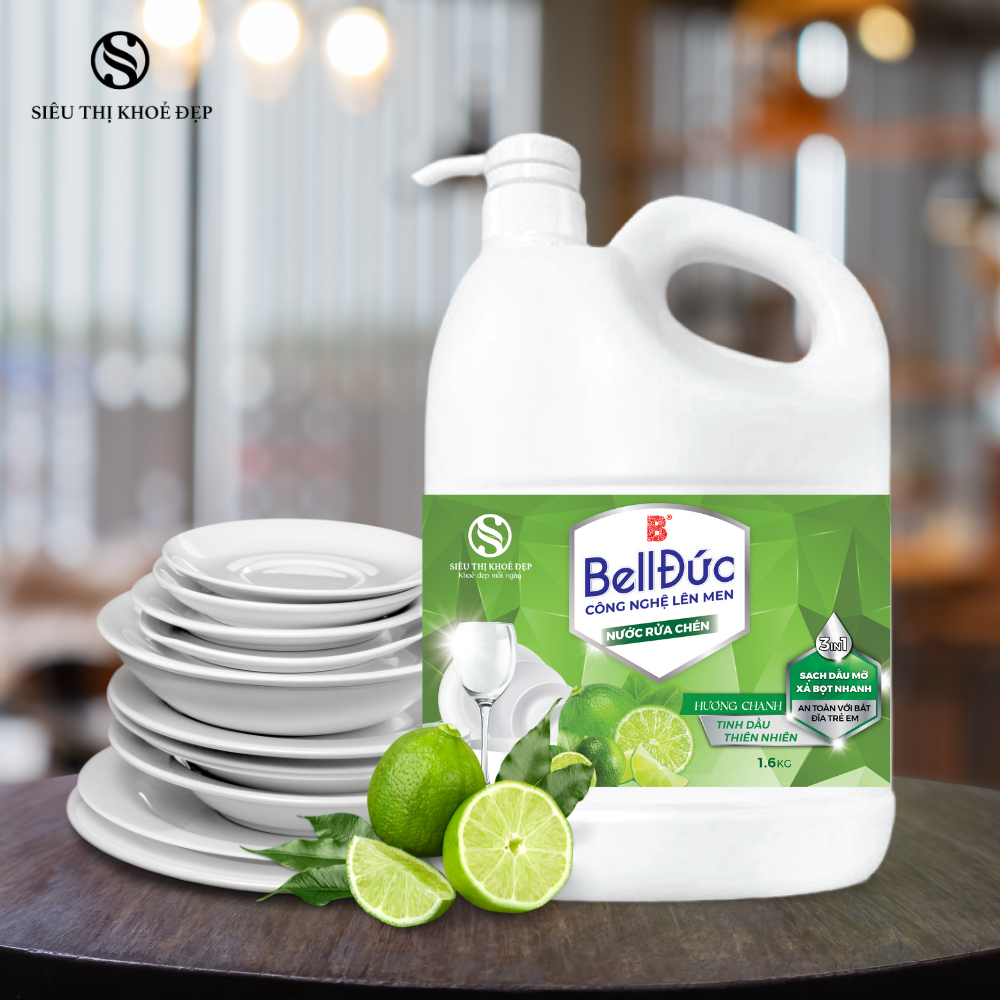 Nước rửa chén sinh học Bell Đức 1,6l