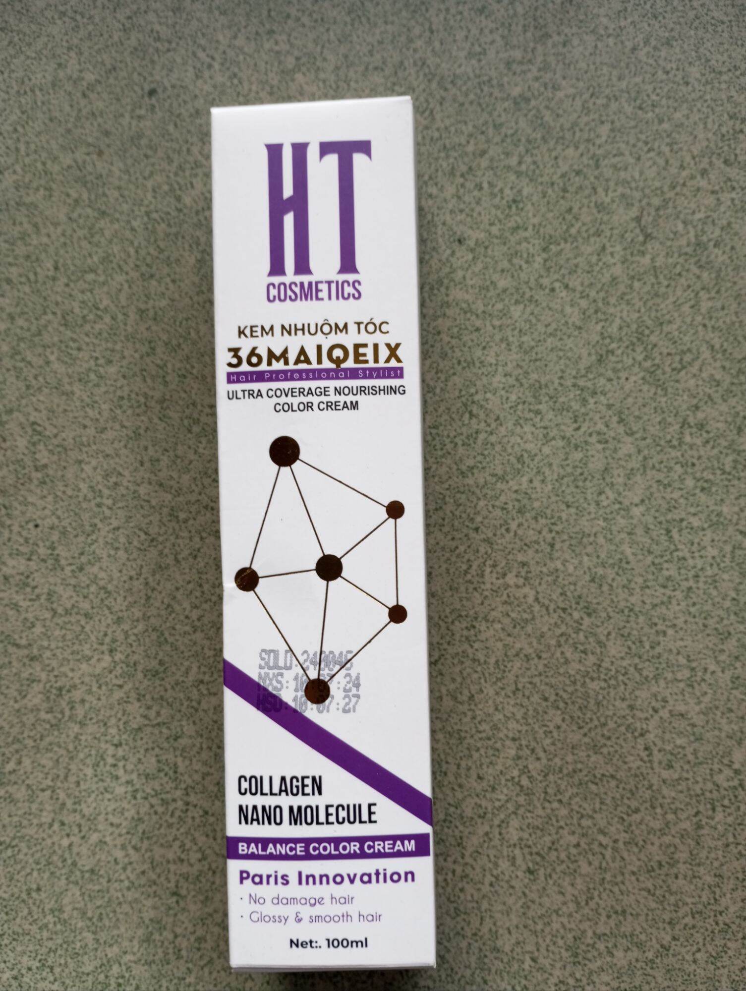 Thuốc nhuộm Xám khói lông chuột tặng oxy
