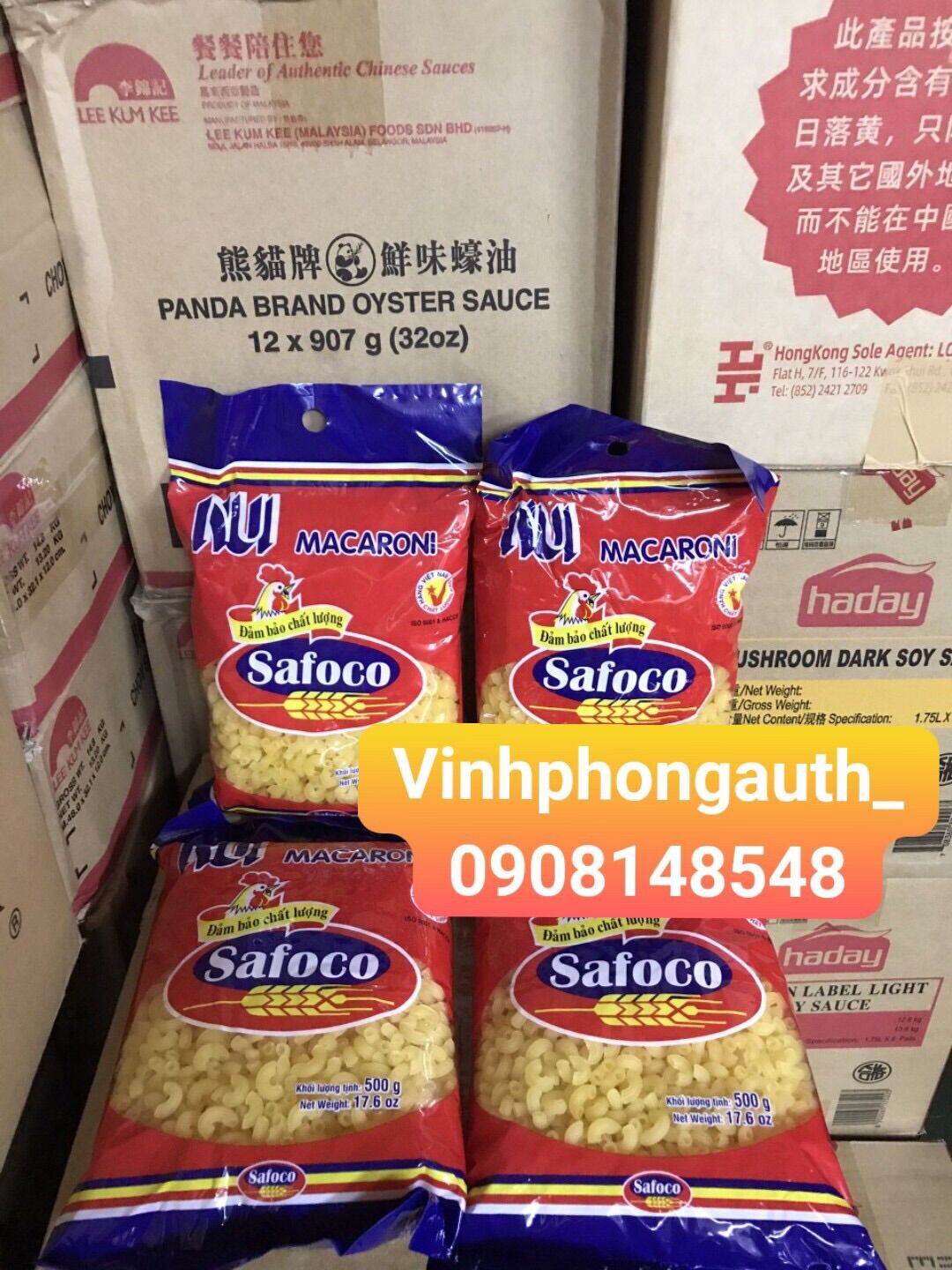 Nui  chữ C Safoco 500g