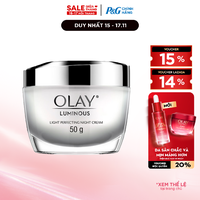 Kem Dưỡng Ban Đêm OLAY LUMINOUS Dưỡng Sáng Da Hũ 50G