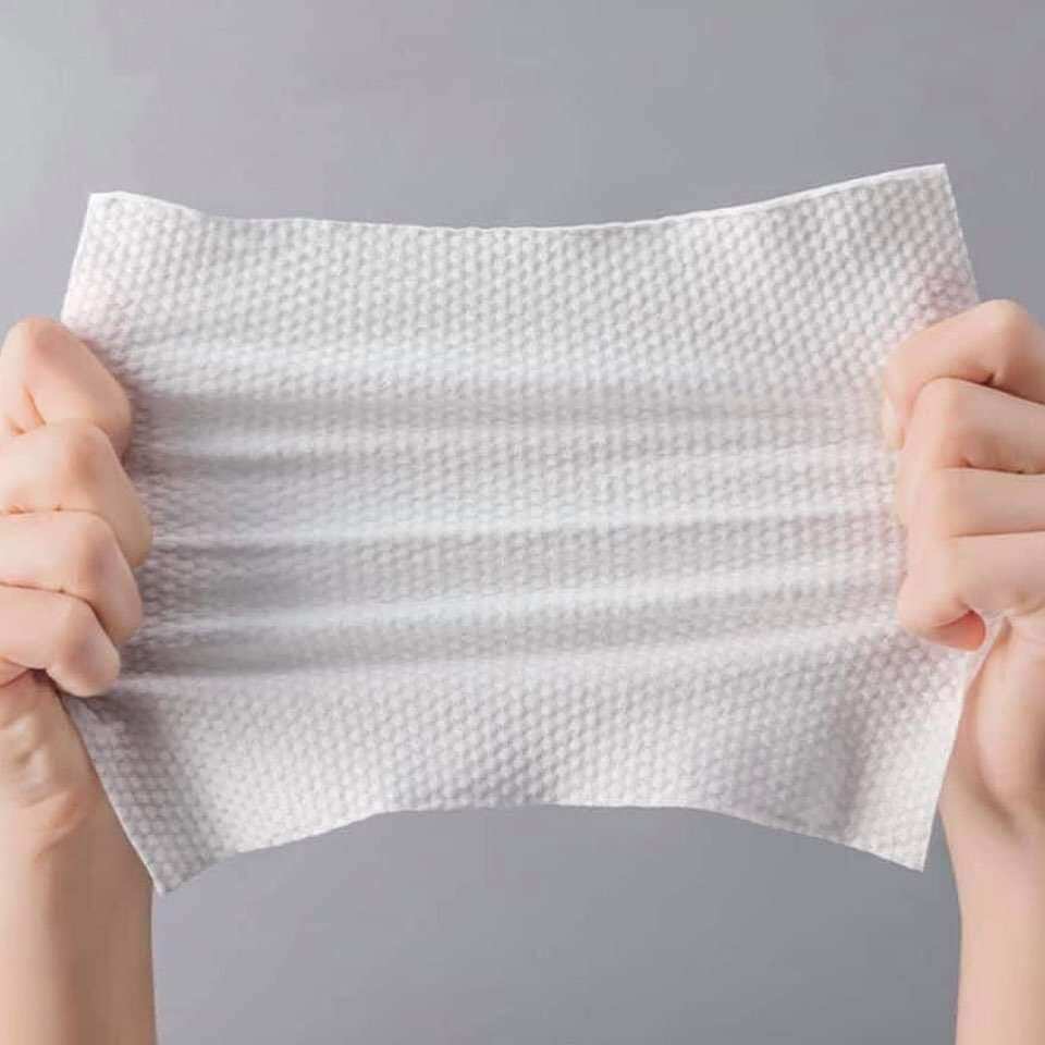 khăn lau mặt 1 lần animerry cuộn 40 khăn