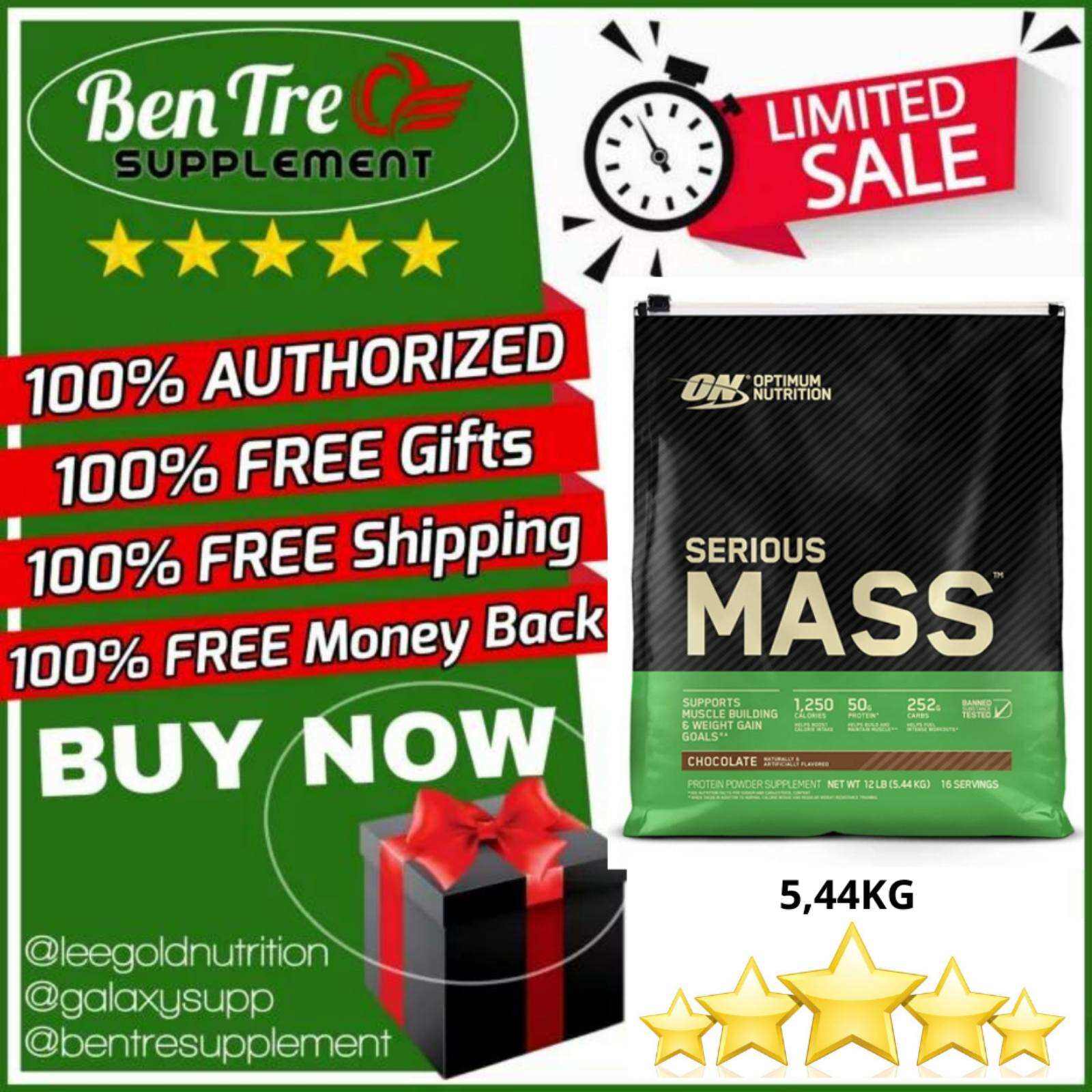 ON SERIOUS MASS Sữa Tăng Cân Tăng Cơ 12LBS