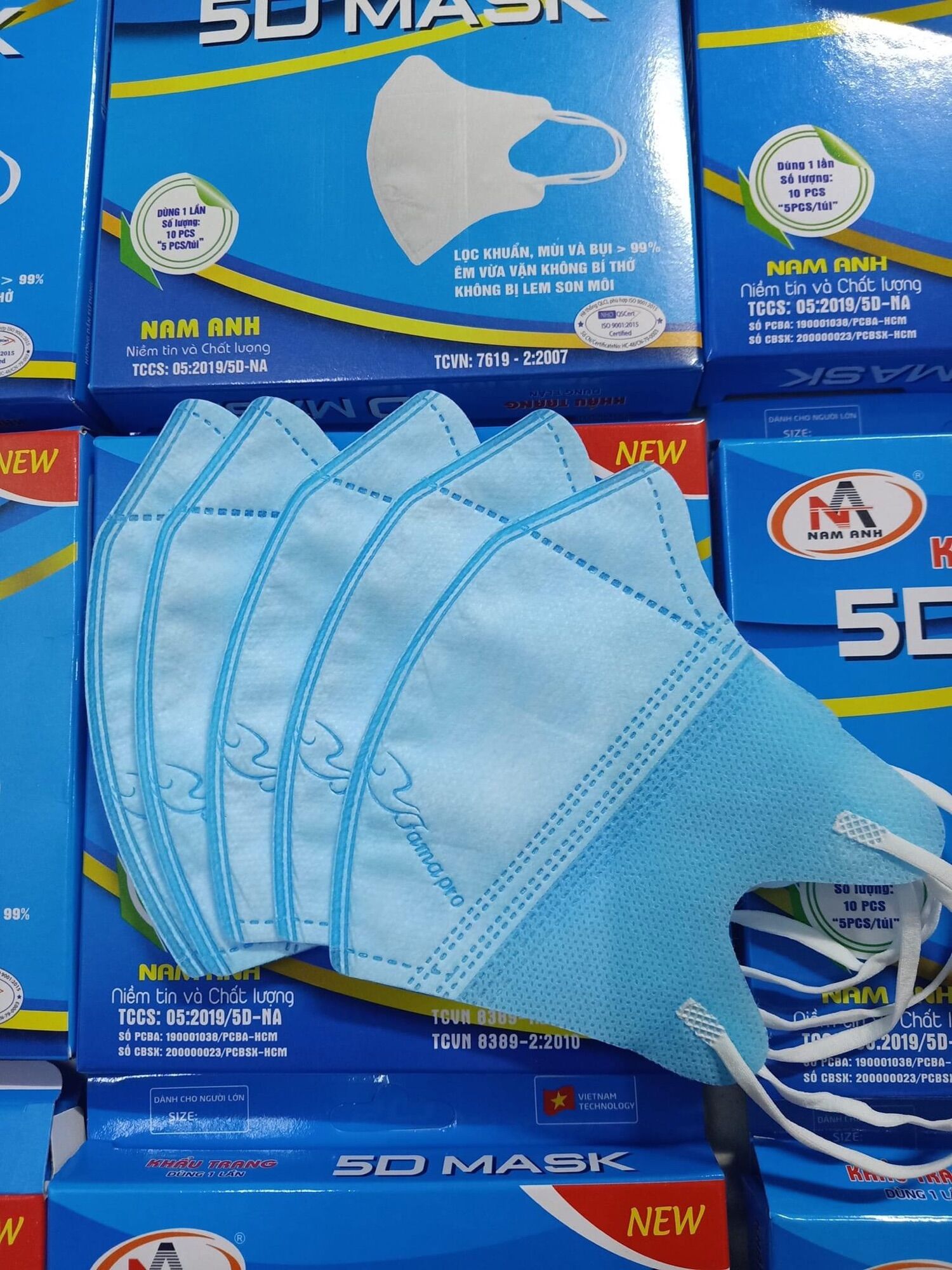 Khẩu trang 5d mask famapro hộp 10cái cao cấp ,bảo vệ sức khoẻ