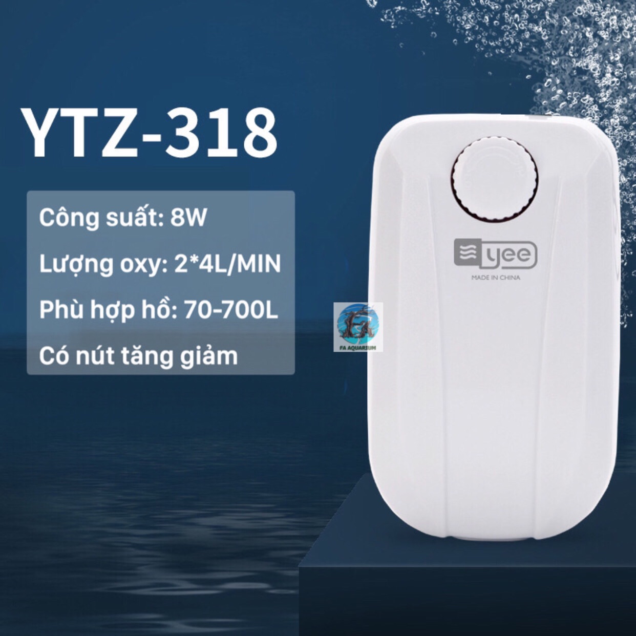 Máy sủi oxy siêu êm Yee