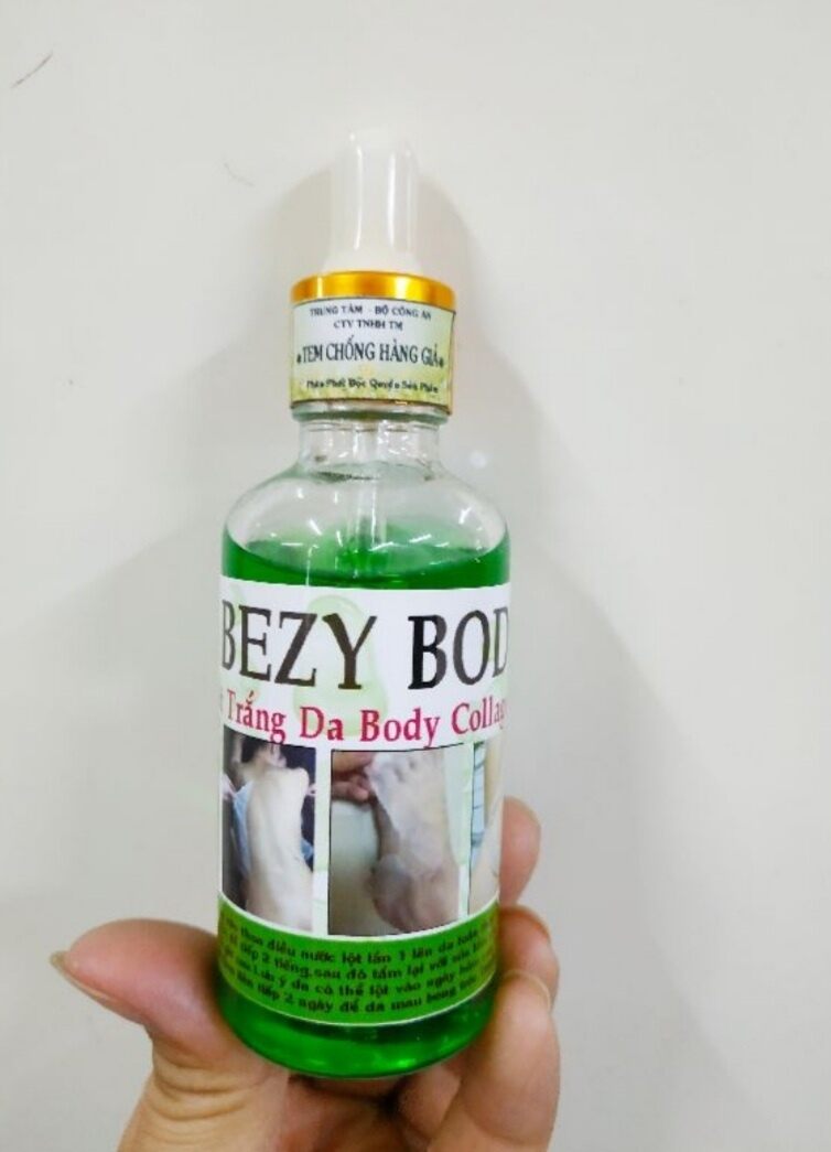 Nước lột bezy body thay da sinh học thái lan