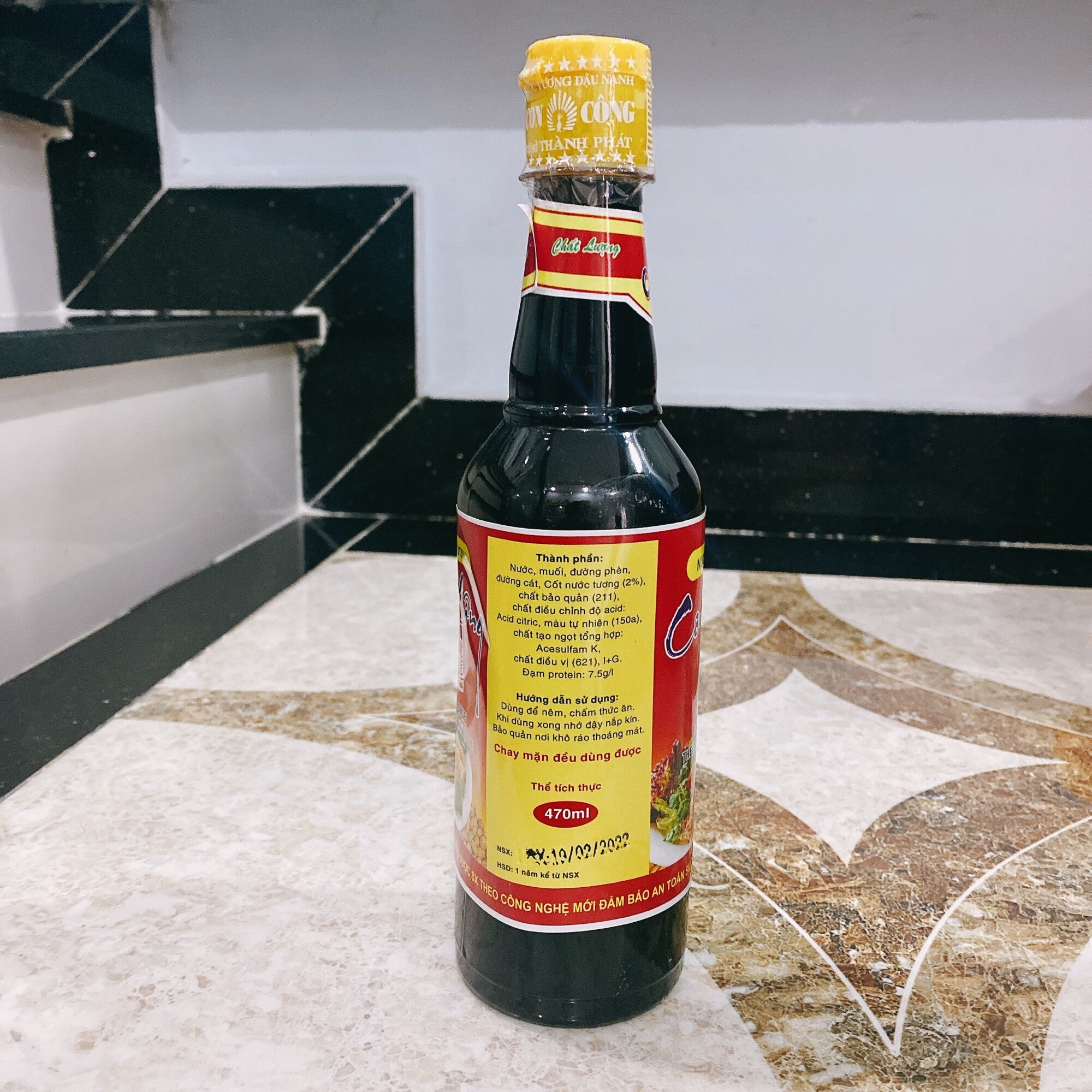 Nước tương 500ml Con Công loại 1