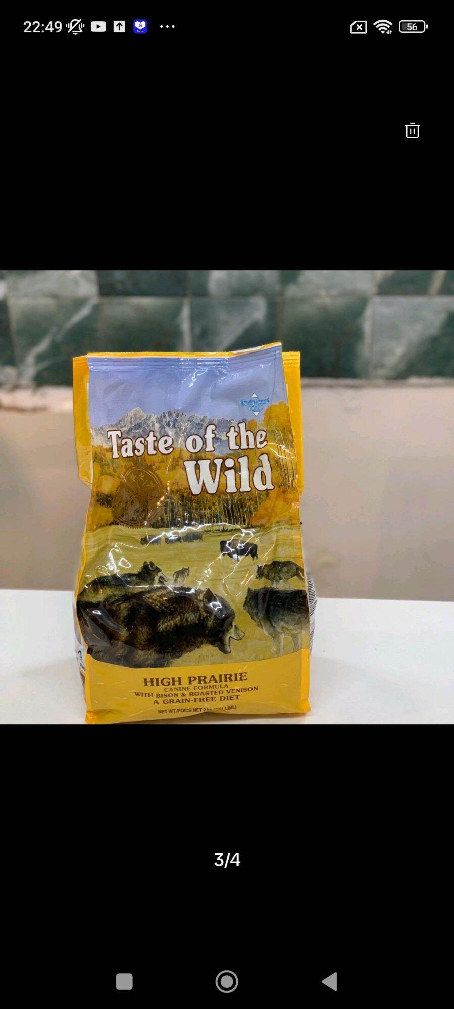HẠT TASTE OF THE WILD CHO CHÓ 2KG