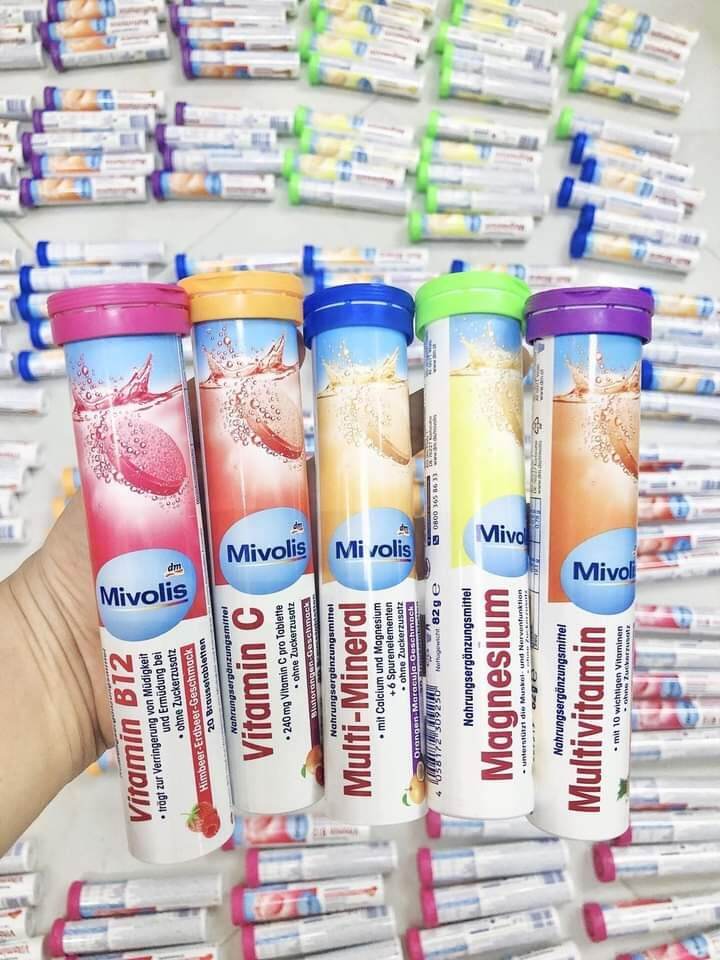 Viên sủi Mivolis bổ sung Vitamin Đức