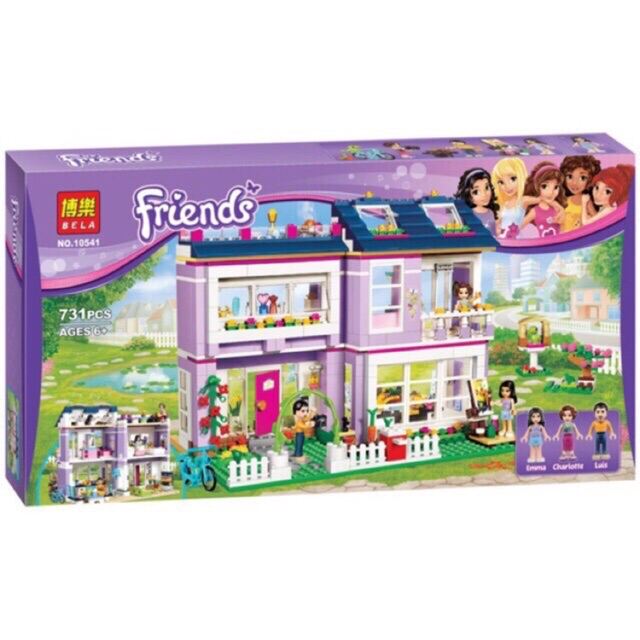 Lắp ráp xếp hình lego friends 10541-3067 : Ngôi nhà của Emma