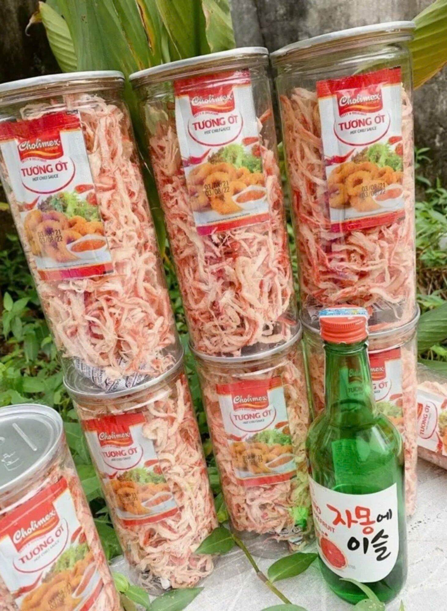 [HCM]Khô Mực Hấp Nước Dừa 250gr