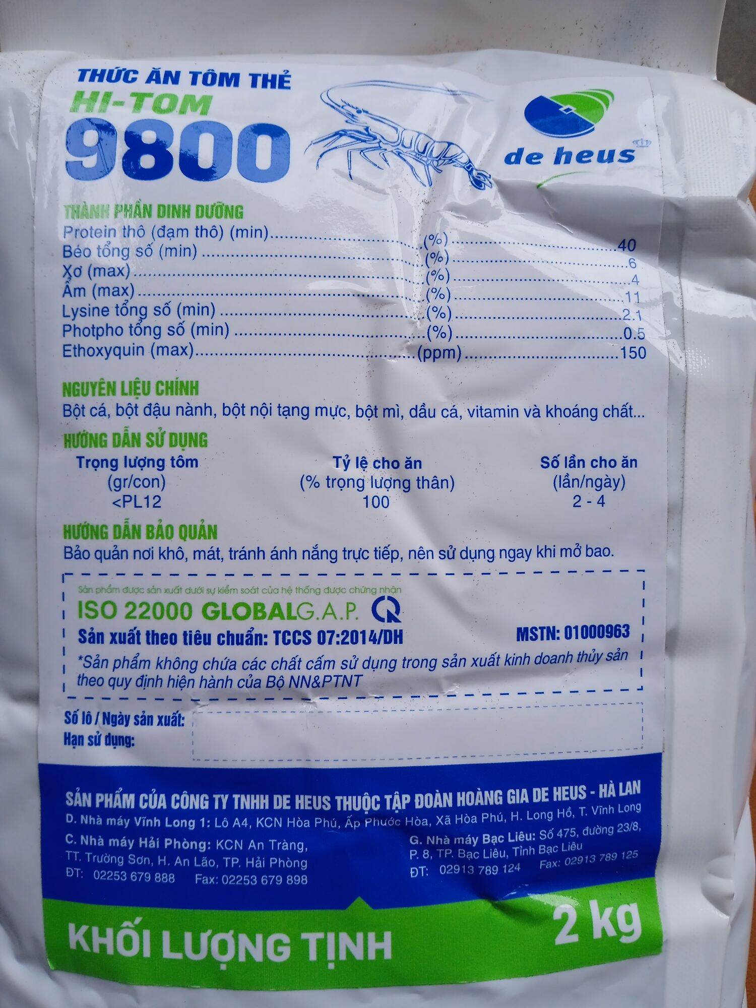 Thức ăn cho cá beta , cá 7 màu, tôm thẻ ,tôm bột ,tôm vèo....(kl ; 2kg)