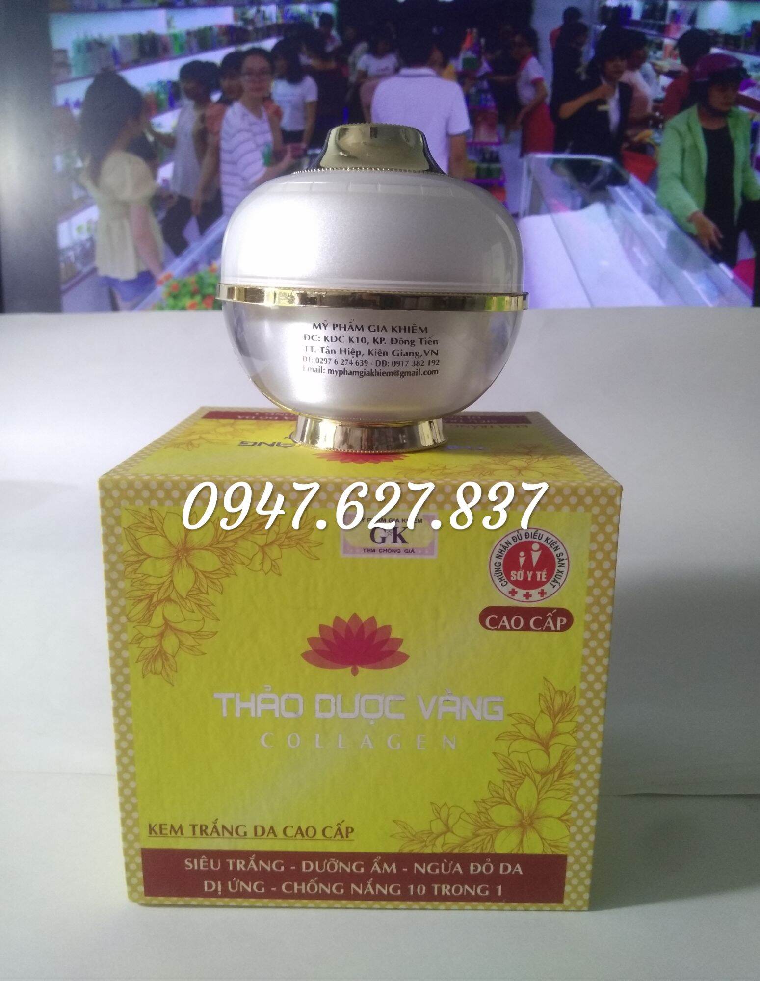 Kem thảo dược vàng trắng da 10in1 30g