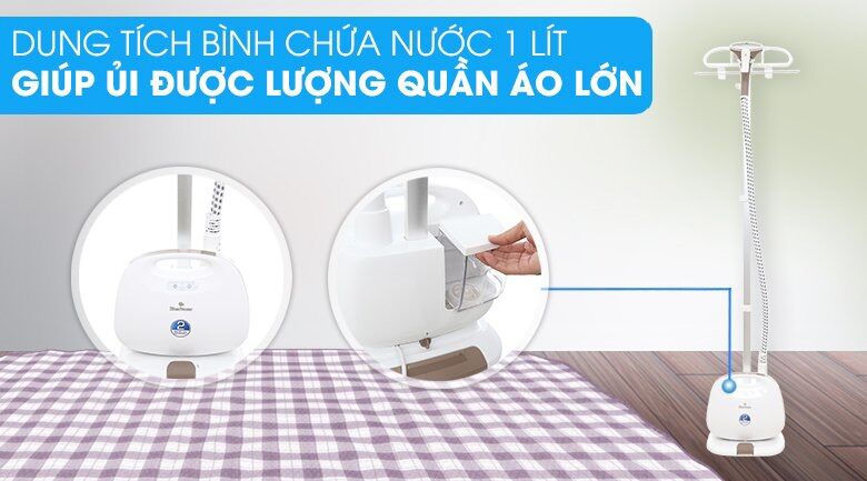 Bàn ủi hơi nước đứng Bluestone GSB-3939 [HÀNG MỚI 100% Bảo hành chính hãng 24 tháng]