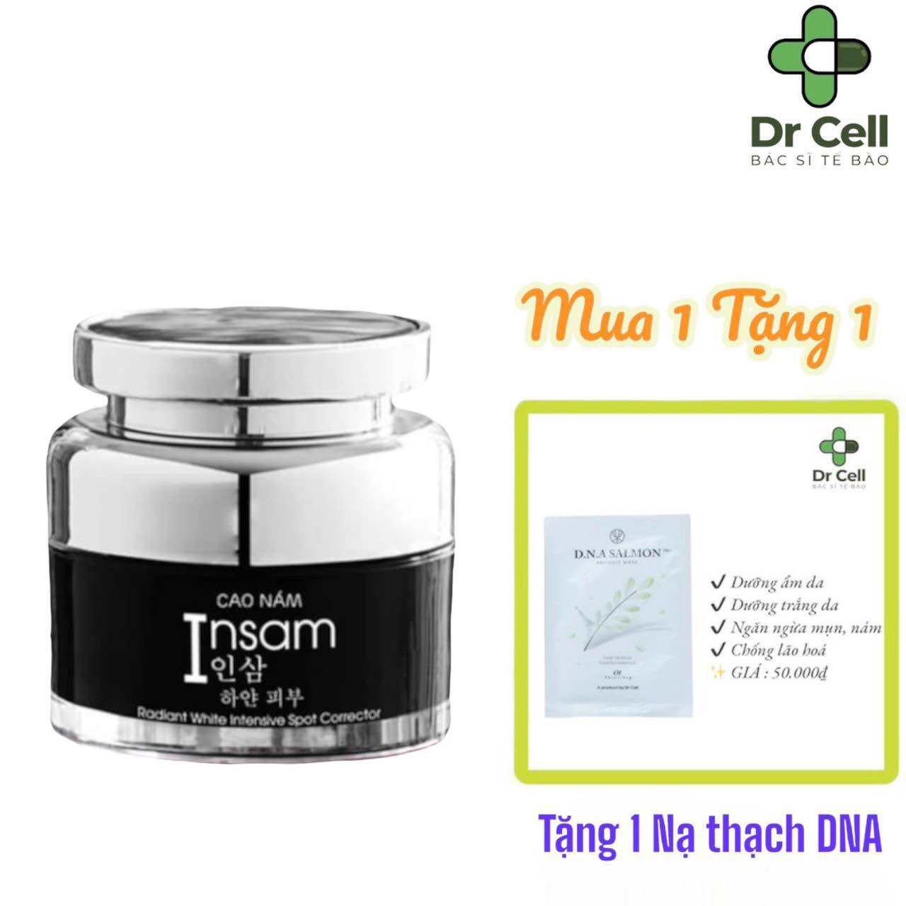 Cao Nám Insam DR CELL 20gram - TẶNG Nạ thạch DNA