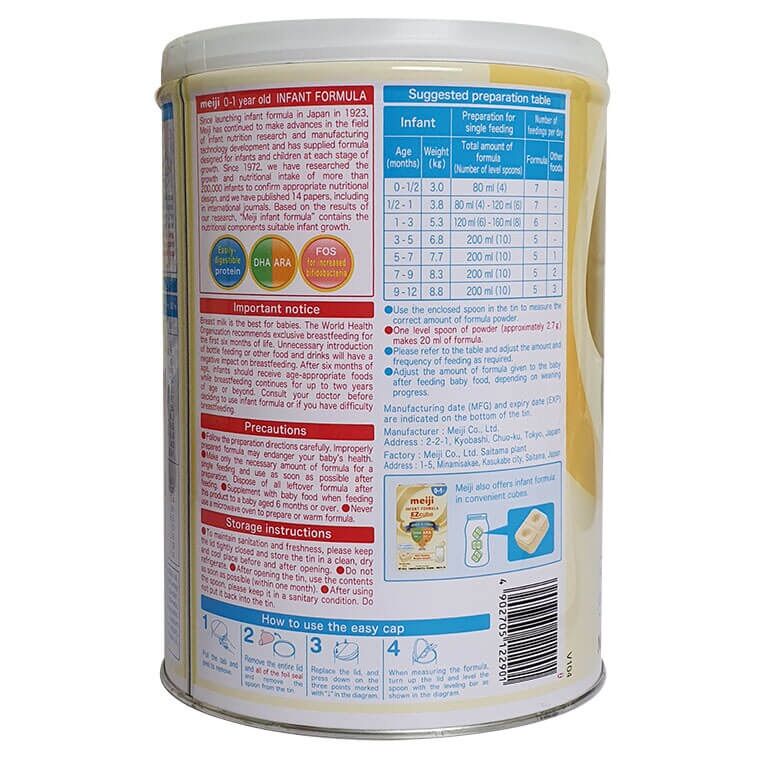 Sữa bột Meiji từ 1-3 tuổi 800g