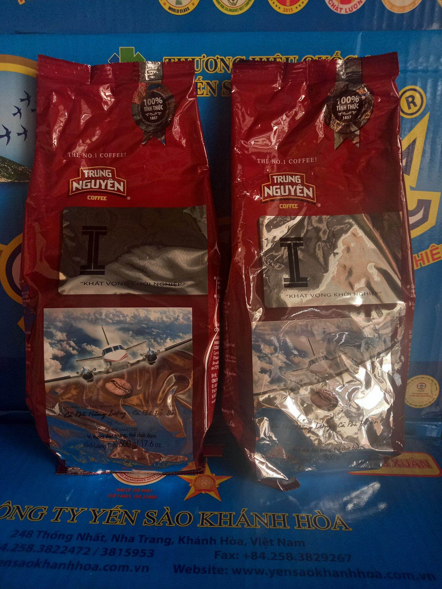 Combo 2 gói cà phê trung nguyên chữ i gói 500g