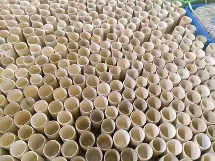 Ly Tre Gỗ Cốc Tre khắc theo yêu cầu