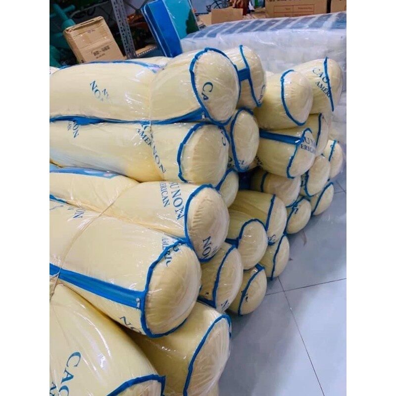 Gối ôm cao su non thiên nhiên cao cấp tặng kèm vỏ gối