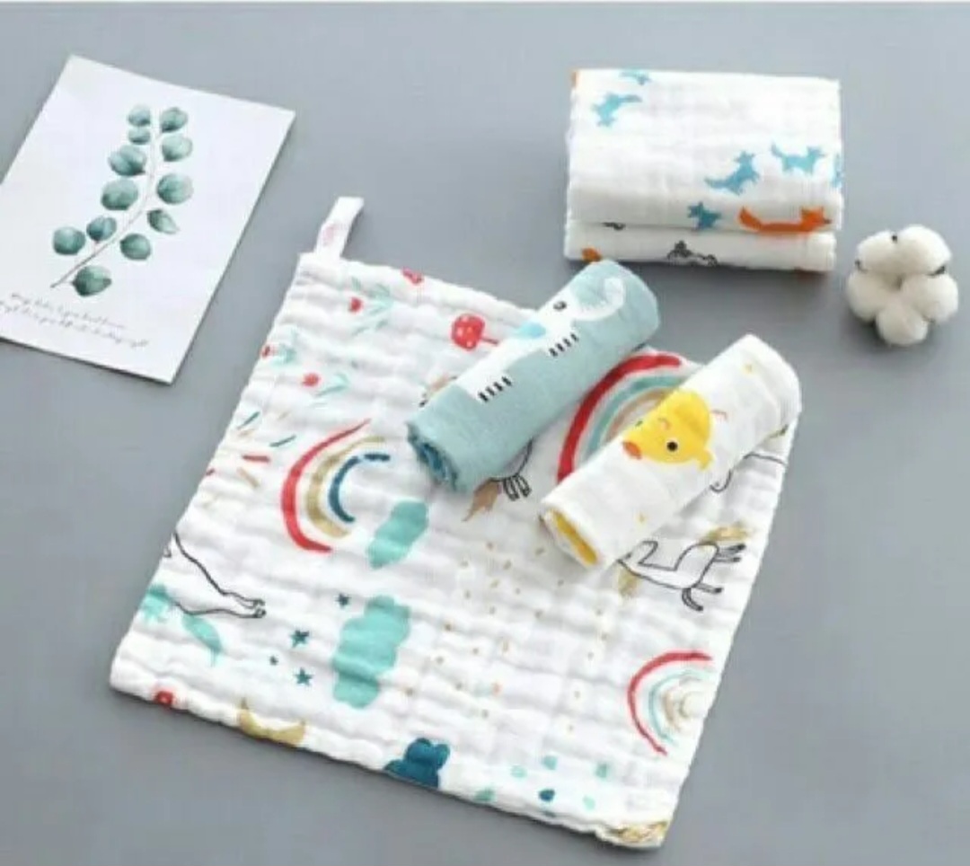 Khăn xô rửa mặt 6 lớp cho bé