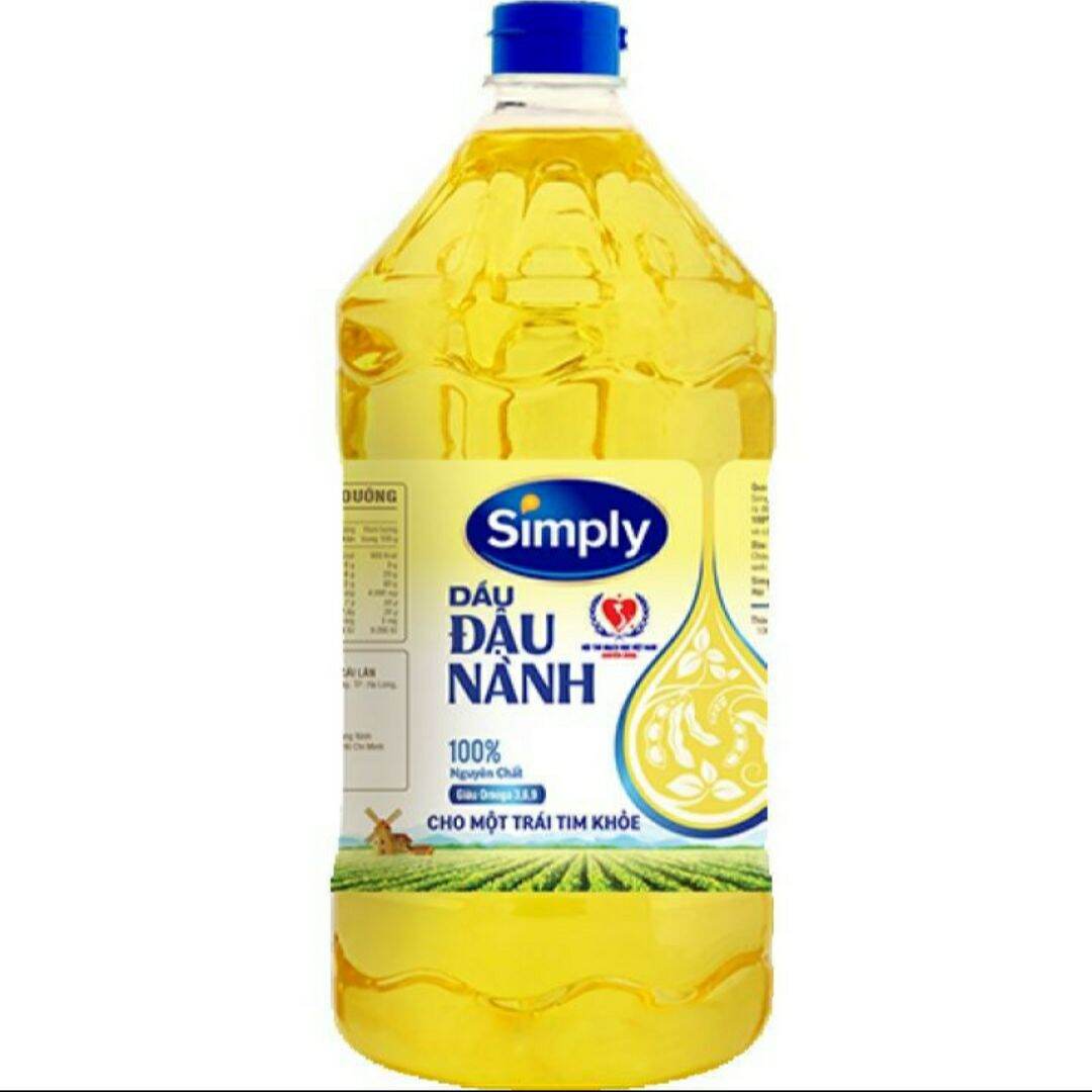 Dầu đậu nành simply 2L