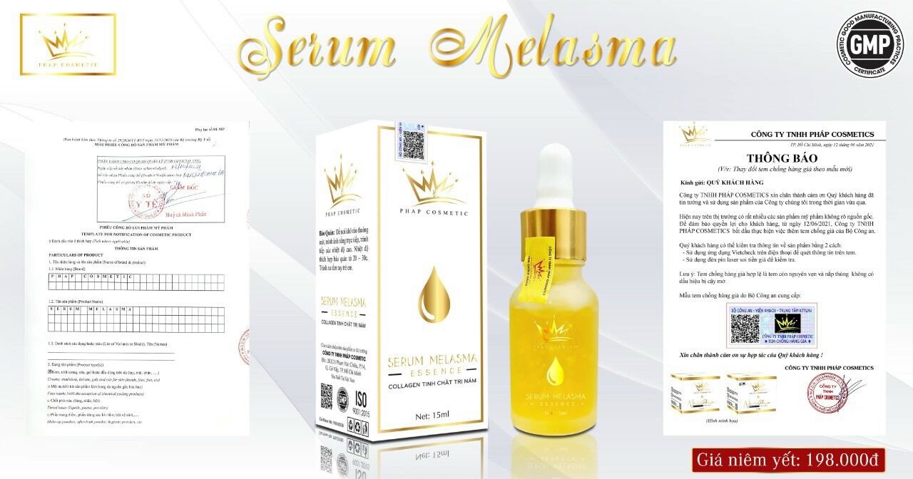 SERUM MELASMA PHÁP PHỤC HỒI CAO CẤP 15ML
