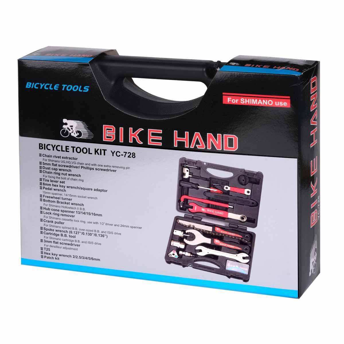 Bộ dụng cụ sửa chữa xe đạp 18 món Bike Hand YC-728