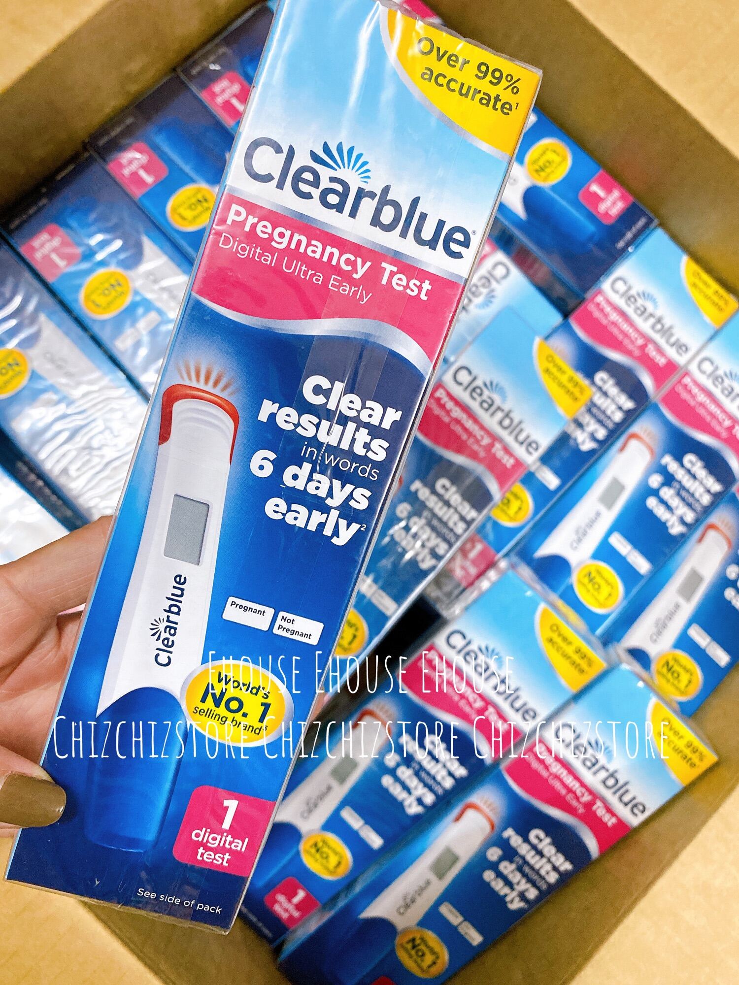 Clearblue Que thử thai điện tử sớm trước 6 ngày