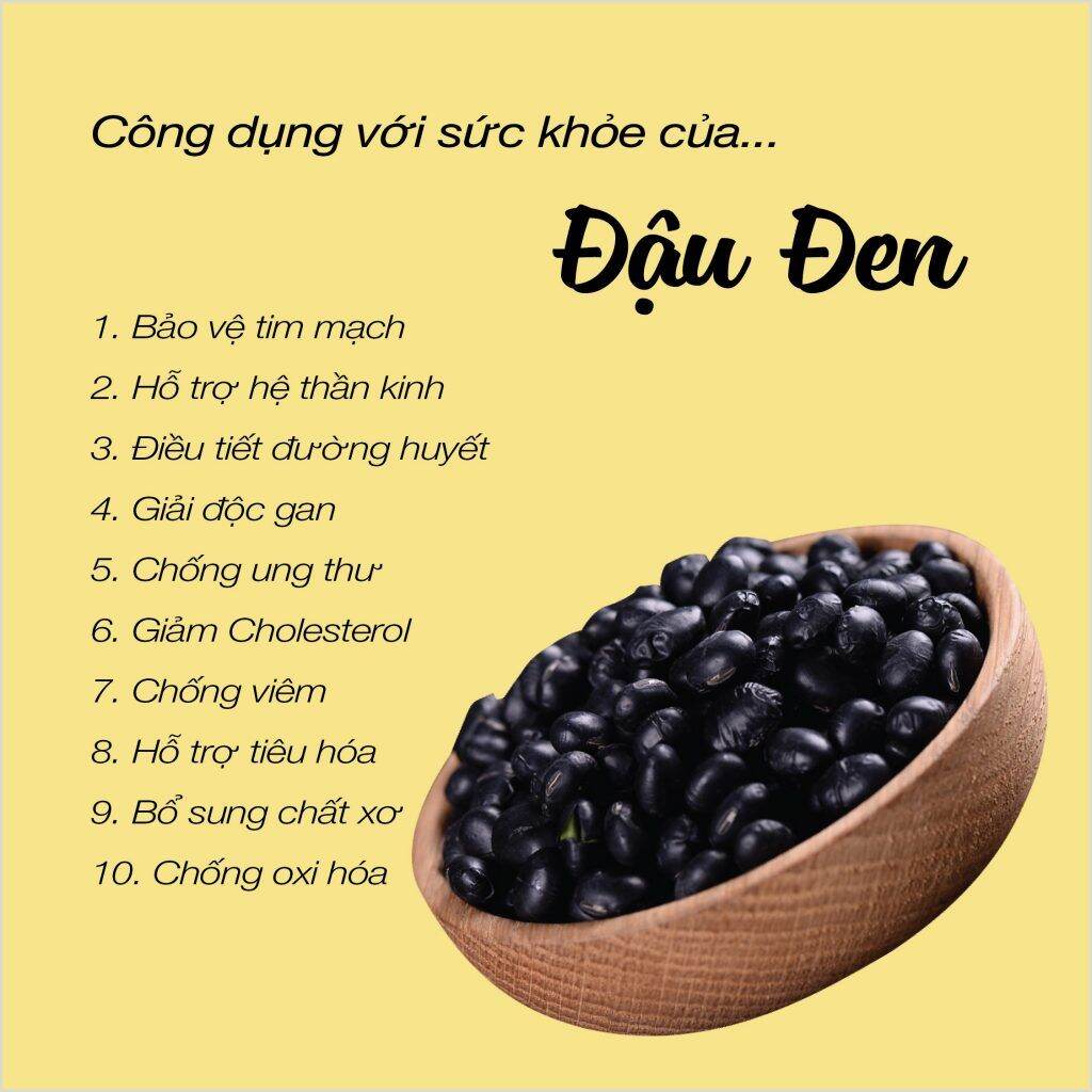 Healthy - Hạt Đậu Đen Xanh Lòng 1kg