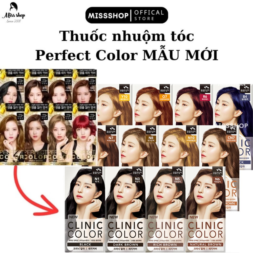 [HCM]THUỐC NHUỘM TÓC PERFECT COLOR BLACKPINK MISE EN SCENE